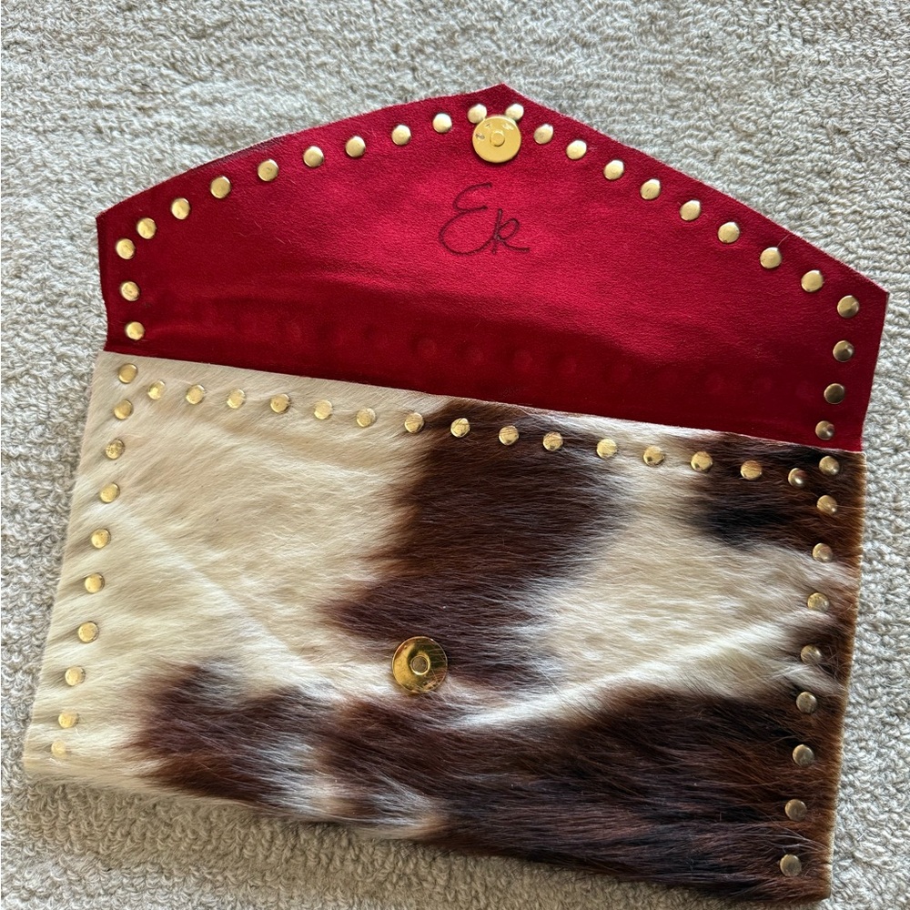 E.R. Leather Goods Envelope Clutch - Picture 4 of 12